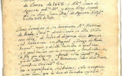 Testamento de 1668