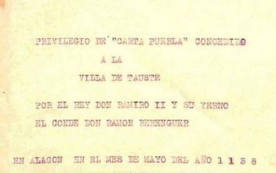 Donan a El Patiaz una copia antigua de la Carta Puebla