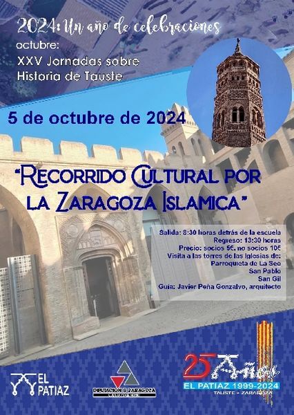 Cartel visita Zaragoza islámica